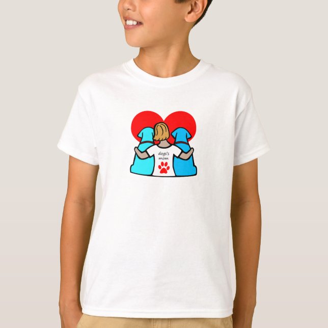 hund's mamma tee shirt (Framsida)