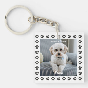 Hund's Photo, Namn, in Loving Memory, Tass avtryck
