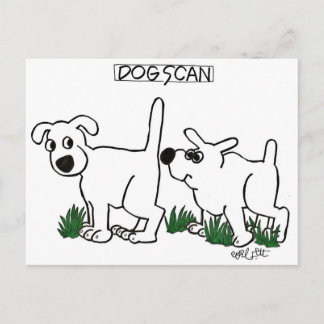 Hundskanning! Vykort