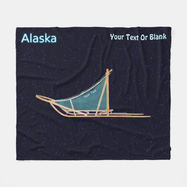 Hundsläde - Alaska Fleecefilt (Framsidan (Horisontell))