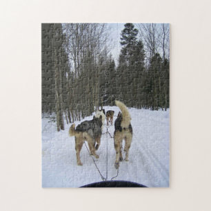 Hundsläde i Quebec, Kanada Pussel