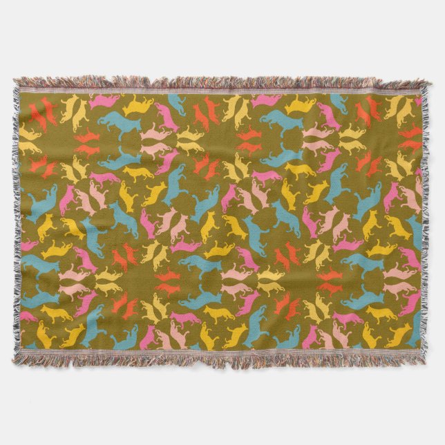 Hundsmuster Filt (Framsidan)