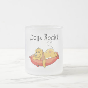 HundstenTshirts och gåvor Frostad Glasmugg