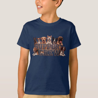 Hundstödsteam Multirasägare Barn Hundälskare T Shirt