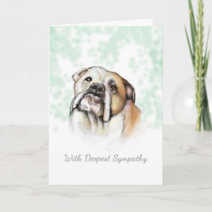 Hundsympati - kort för bulldogghundsympati
