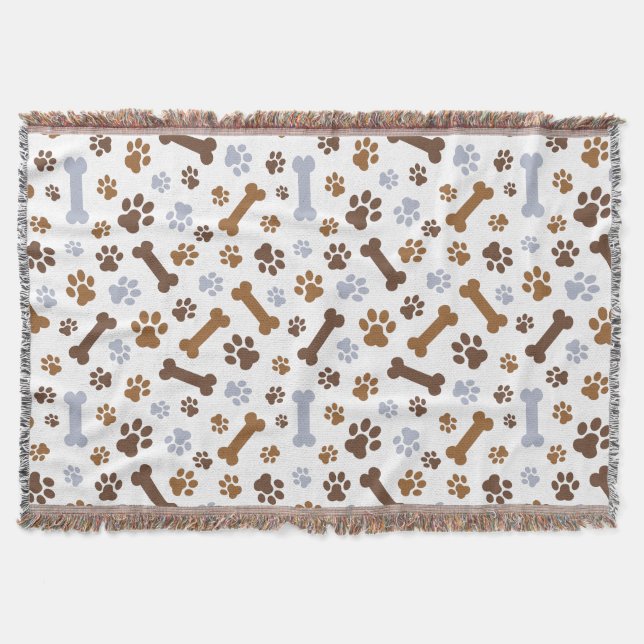 Hundtass avtryckmönster filt (Framsidan)