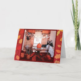 Hundthanksgiving Helgkort