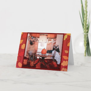 Hundthanksgiving Helgkort