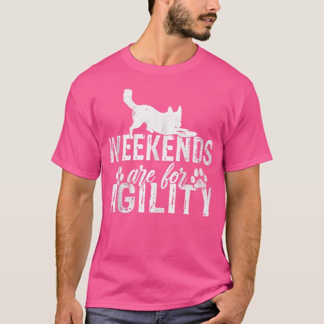 Hundtränare Agility Träning Hund Parkour Tysk Sch T Shirt (Framsida)