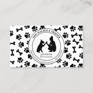 Hundtränare Simple Paws Visitkort