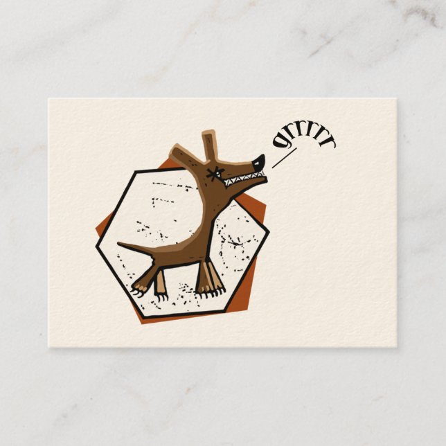 Hundtränare Visitkort (Framsida)