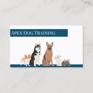 Hundträning Husdjursservice Sittning Troning Visitkort