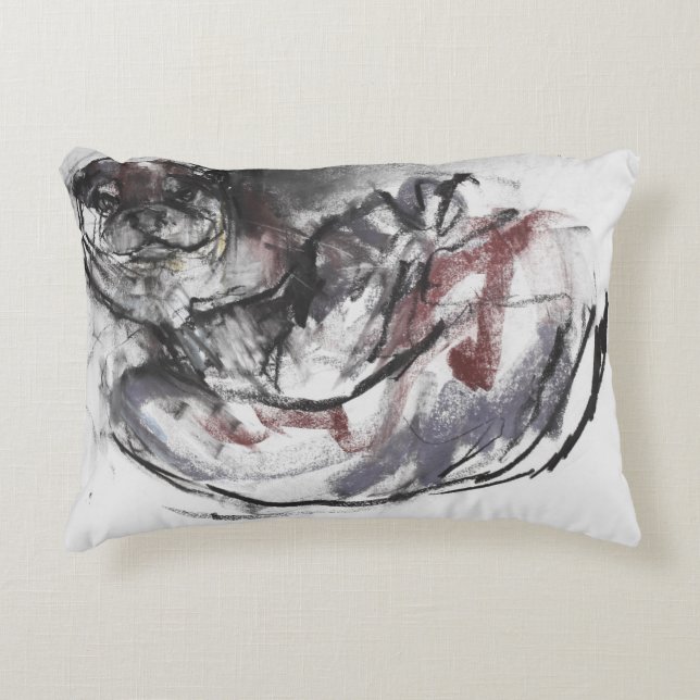 Hundutter Prydnadskudde (Framsidan)