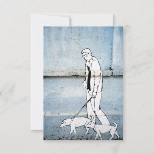 hundvalker graffiti på branimirova street, croatia inbjudningar