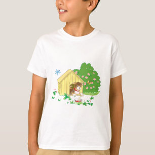 hundvalpar och ben i en skål t shirt