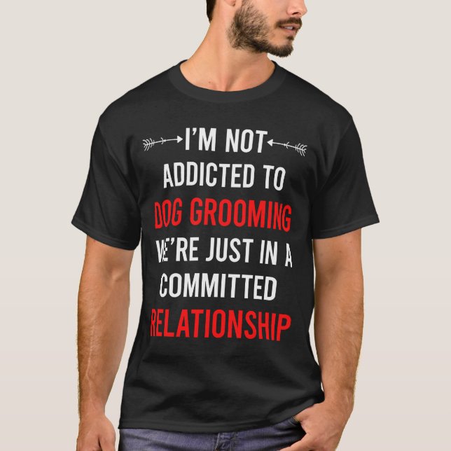 Hundvård Hundtrimning Hundfrisör T Shirt (Framsida)