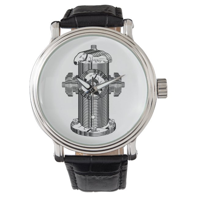Hundvattenpost Armbandsur (Framsida)
