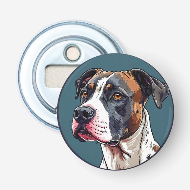 Hundvektorillustration Flasköppnare (Framsidan)