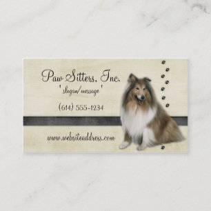 Hundvisitkort:: Collie Visitkort