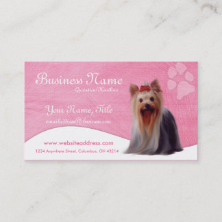 Hundvisitkortar:: Yorkshire Yorkie Visitkort