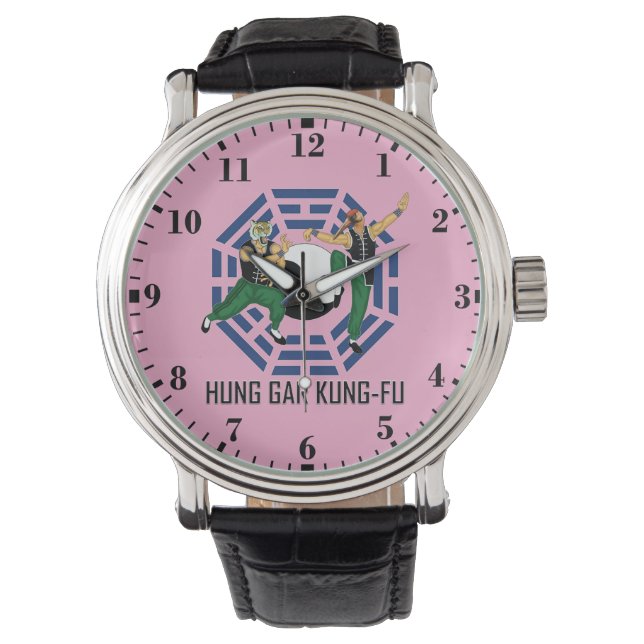 Hung Gar Kung-Fu Armbandsur (Framsida)