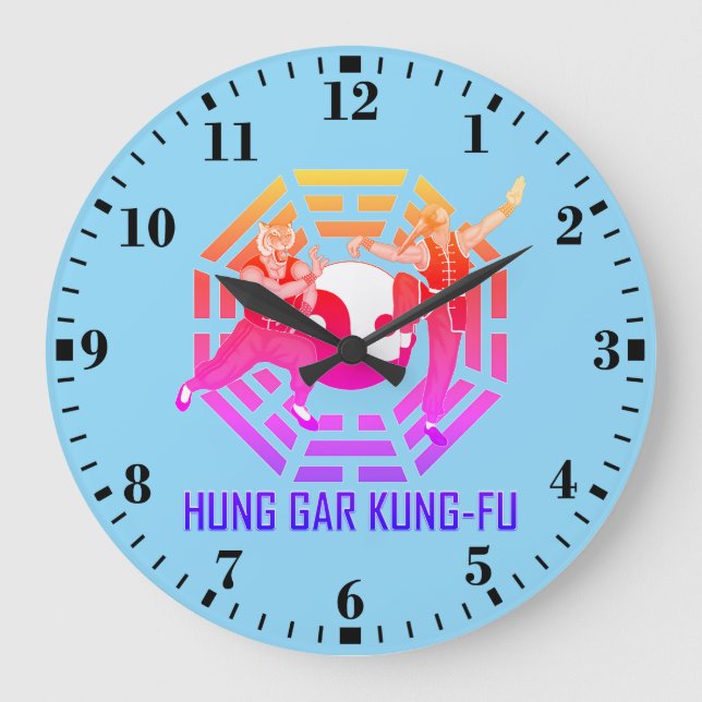 Hung Gar Kung-Fu Stor Klocka (Framsida)