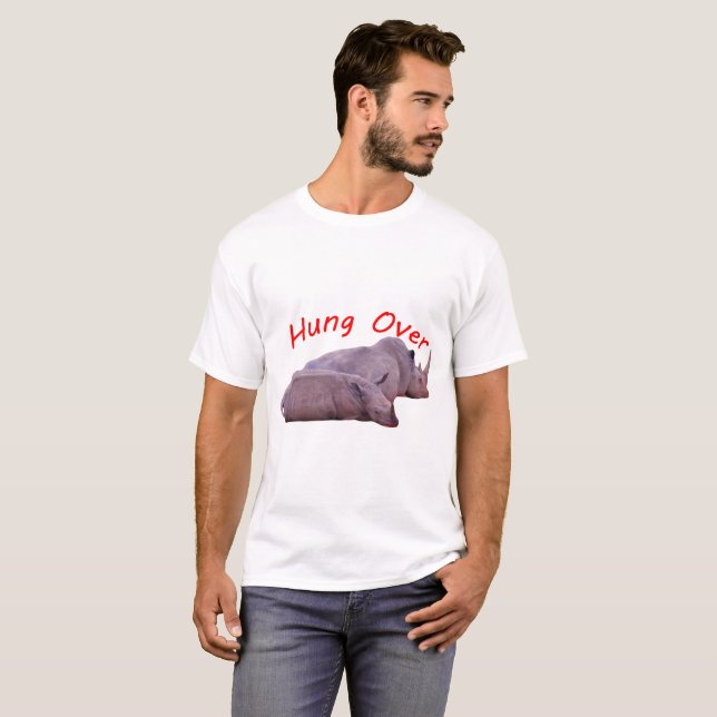 Hung Over-Manar T-Shirts (Hel framsida)
