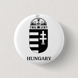 Hungarian Coat of Arms Contemporary Monochrome Art Knapp