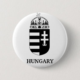 Hungarian Coat of Arms Contemporary Monochrome Art Knapp