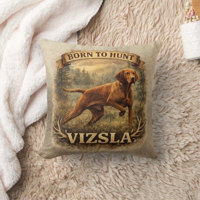 Hungarian Vizsla Art    Kudde (Filt)