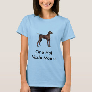 Hungarian_Vizsla en hoade Vizsla mammor T Shirt