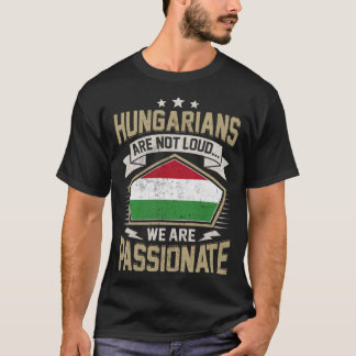 Hungary Flag Passionate Hungarians Girls & Women T Shirt