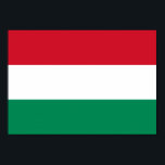 Hungary Flag Poster<br><div class="desc">The Hungarian flag is a charged horizontal tricolour with in the middle an emblem. The used colors in the flag are red, white, green. The proportion of the Hungarian flag is 1:2. The Flag of Hungary was adopted in 1957. The first use of the current flag design was in 1848....</div>