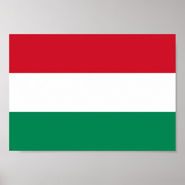 Hungary Flag Poster (Framsidan)