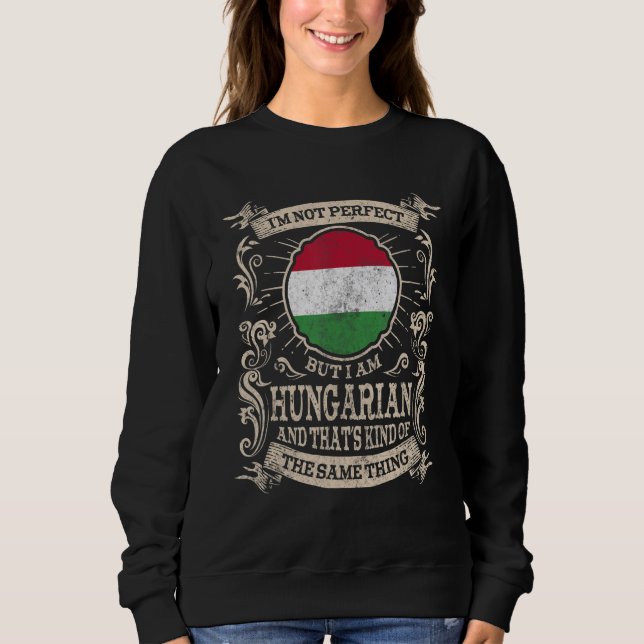 Hungary Flag Proud Hungarians Men & Women 2 T Shirt (Framsida)