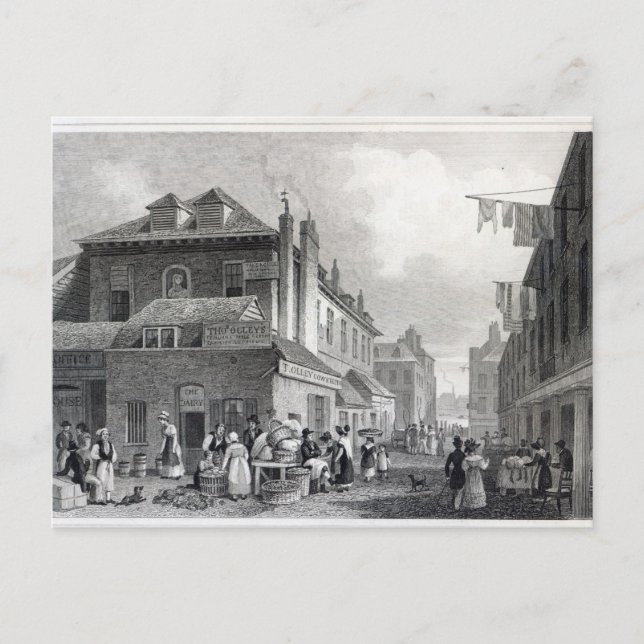 Hungerford Market, Strand, engraved Thomas Vykort (Framsida)
