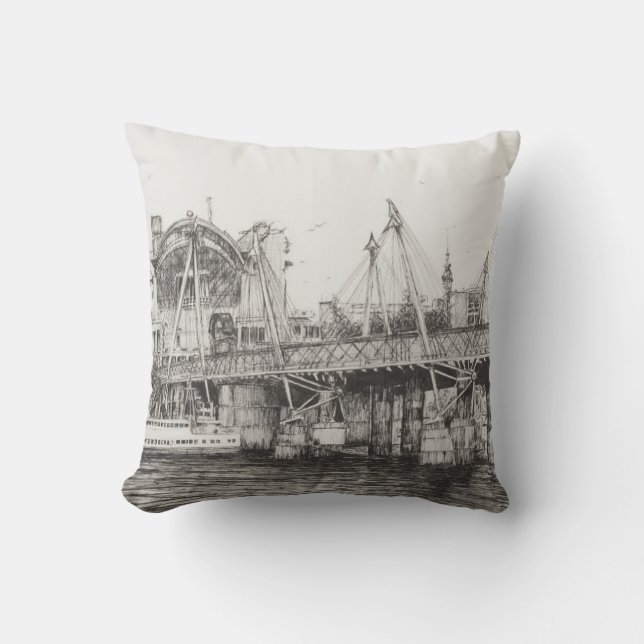 Hungerford överbryggar London 30/10/2006 Kudde (Framsida)