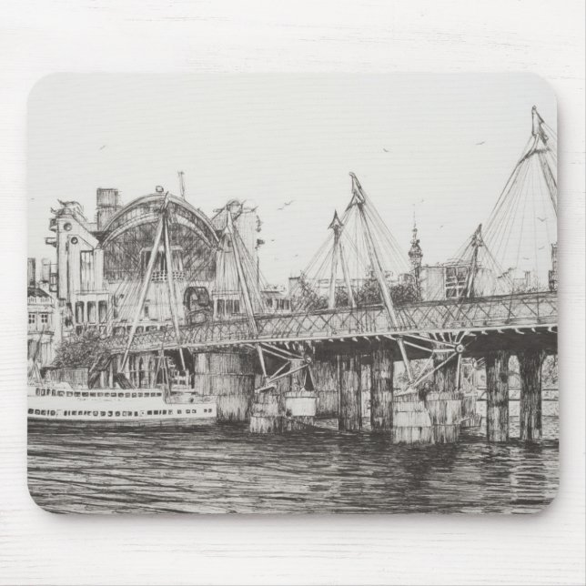 Hungerford överbryggar London 30/10/2006 Musmatta (Framsidan)