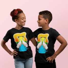 Hungfåglar i Cranes i Kärlek Kids Tee Shirt
