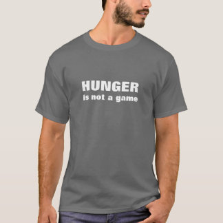Hungrig är INTE en modig T-tröja T-shirt