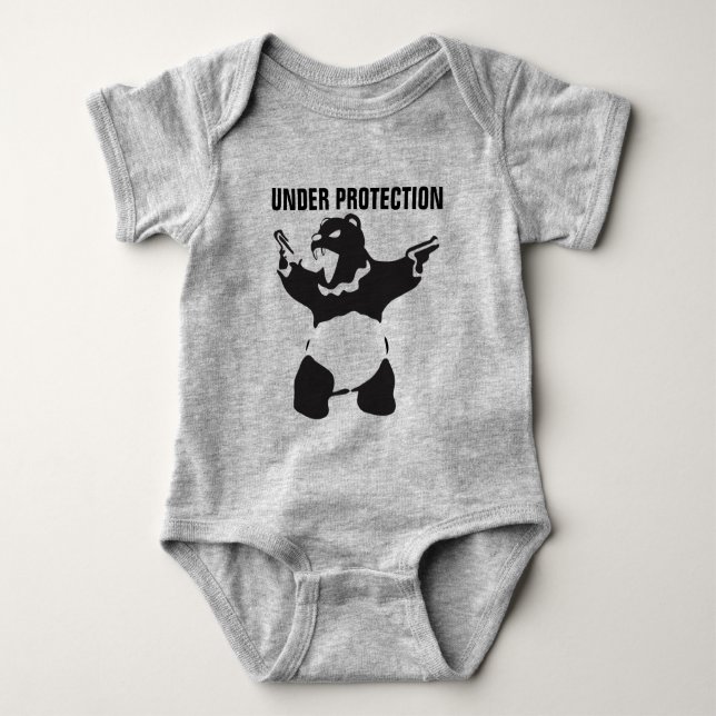 Hungrig björnpanda tee (Framsida)