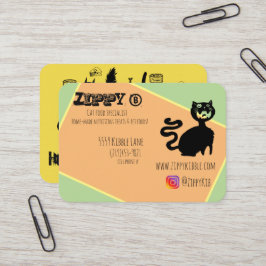 Hungrig Cats~ affärskort Visitkort