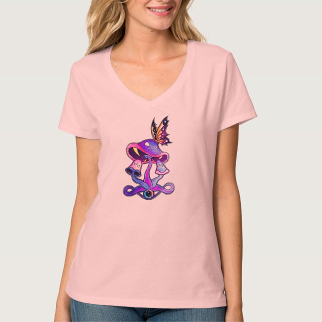 Hungrig champinjonlojalitetskjorta t shirt (Framsida)