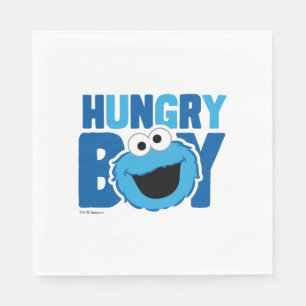 Hungrig Cookie Monster Pappersservett