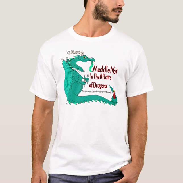 Hungrig drake t-shirt (Framsida)