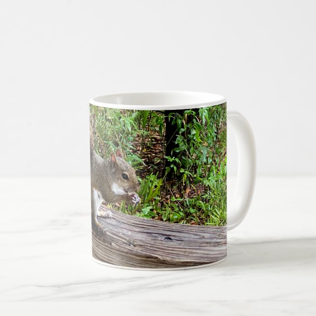 Hungrig ekorre kaffemugg (Framsida höger)