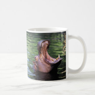 Hungrig flodhäst kaffemugg