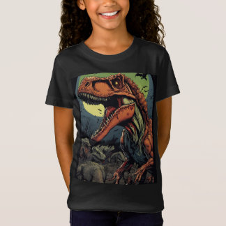 Hungrig för Treats: Zombie Dinosaur T-Rex T Shirt