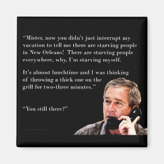 Hungrig George W. Bush Magnet