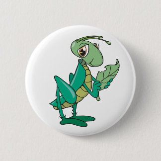 Hungrig gräshoppa knapp